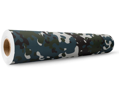 Midnight Leaf Camouflage Wrap Film Wholesale Roll~Rwraps Series 914 Digitally Printed Vinyl Roll~5