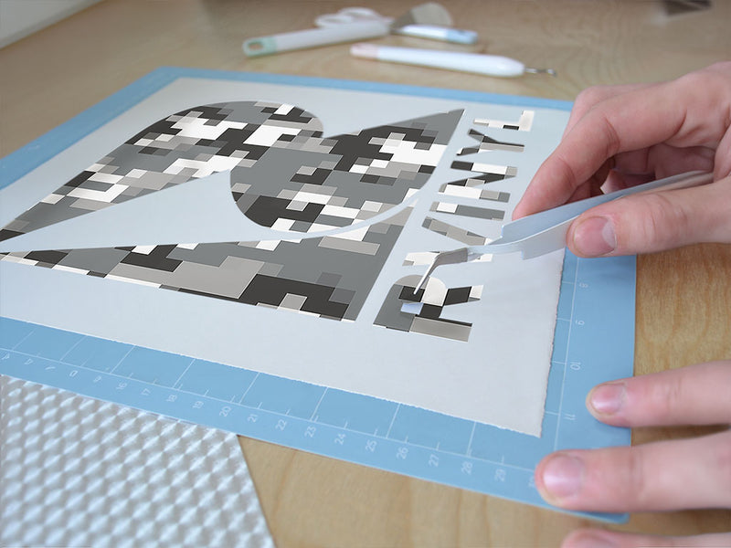 midnight mission pixel Easy Weed Craft Vinyl