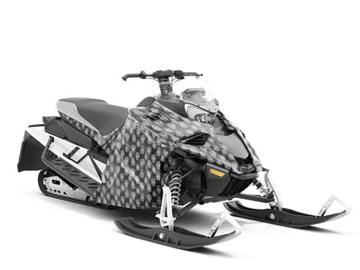 Midnight Muertos Horror Custom Wrapped Snowmobile