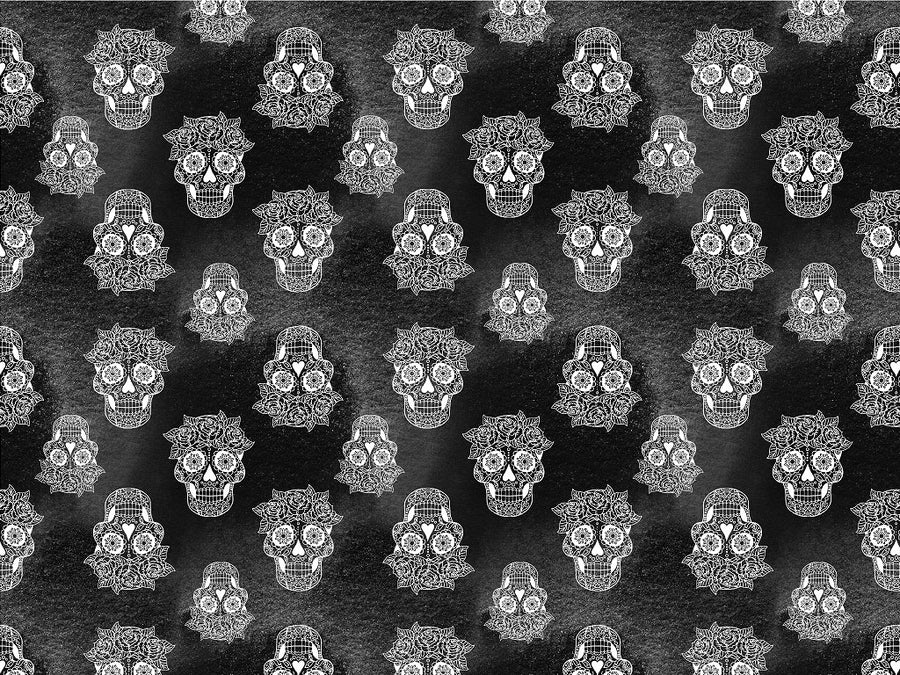 Midnight Muertos Horror Vinyl Wrap Pattern~Rwraps Series 914 Digitally Printed Vinyl Wrap~0