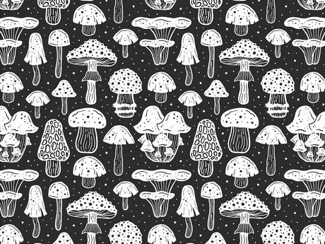Midnight Mycelium Mushroom Vinyl Wrap Pattern~Rwraps Series 914 Digitally Printed Vinyl Wrap~0