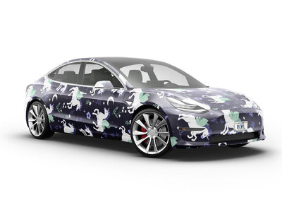 Midnight Pegasus Fantasy Vehicle Vinyl Wrap