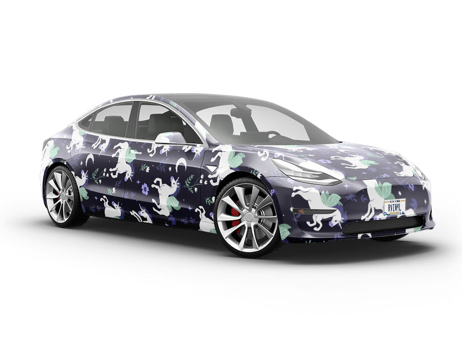 Midnight Pegasus Fantasy Vehicle Vinyl Wrap