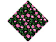 Midnight Peony Floral Vinyl Wrap Pattern