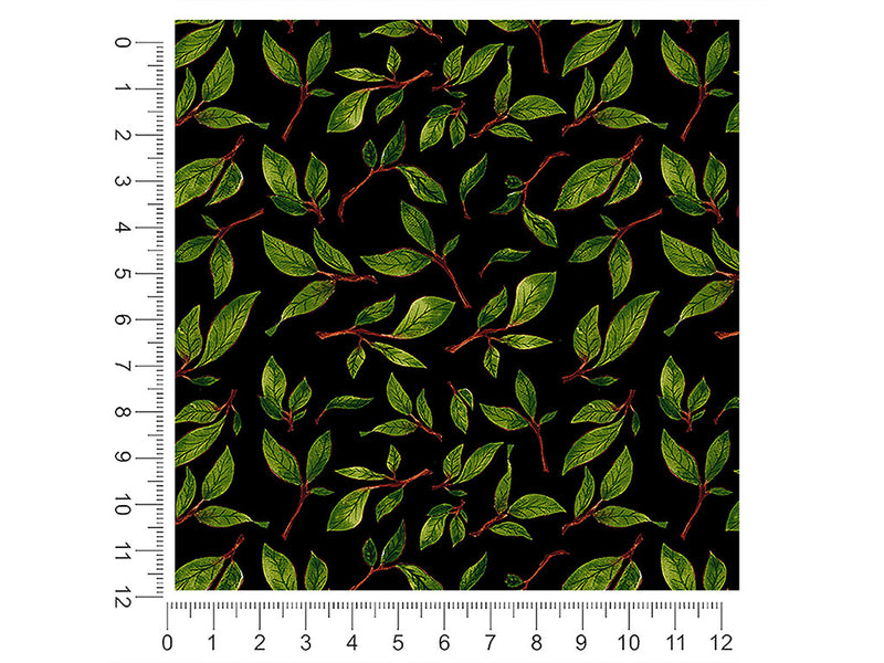 midnight poplar floral 1ft x 1ft Craft Sheets