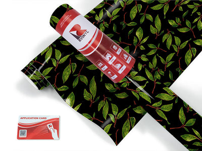 midnight poplar floral Craft Vinyl Roll