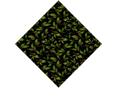 Midnight Poplar Floral Vinyl Wrap Pattern