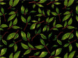 Midnight Poplar Floral Vinyl Wrap Pattern~Rwraps Series 914 Digitally Printed Vinyl Wrap~0