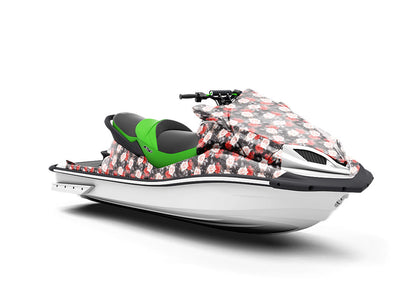 Midnight Rose Floral Jet Ski Vinyl Customized Wrap