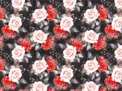Midnight Rose Floral Vinyl Wrap Pattern~Rwraps Series 914 Digitally Printed Vinyl Wrap~0