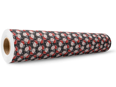 Midnight Rose Floral Wrap Film Wholesale Roll~Rwraps Series 914 Digitally Printed Vinyl Roll~5