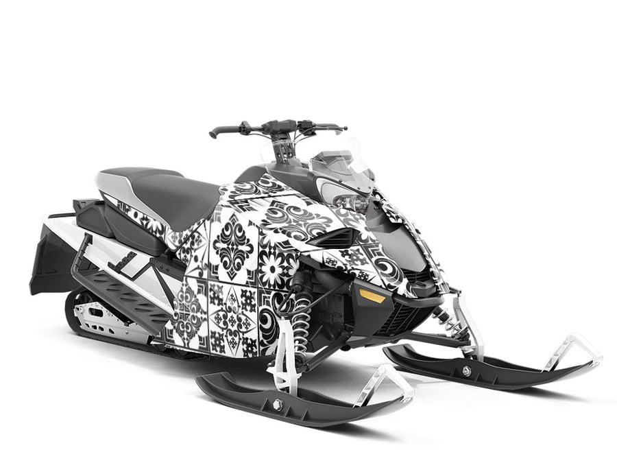 Midnight Screening Tile Custom Wrapped Snowmobile