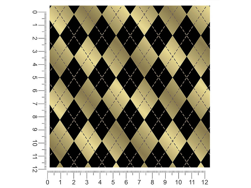 midnight shortbread argyle 1ft x 1ft Craft Sheets
