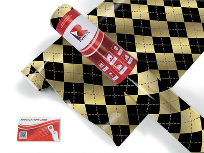 midnight shortbread argyle Craft Vinyl Roll