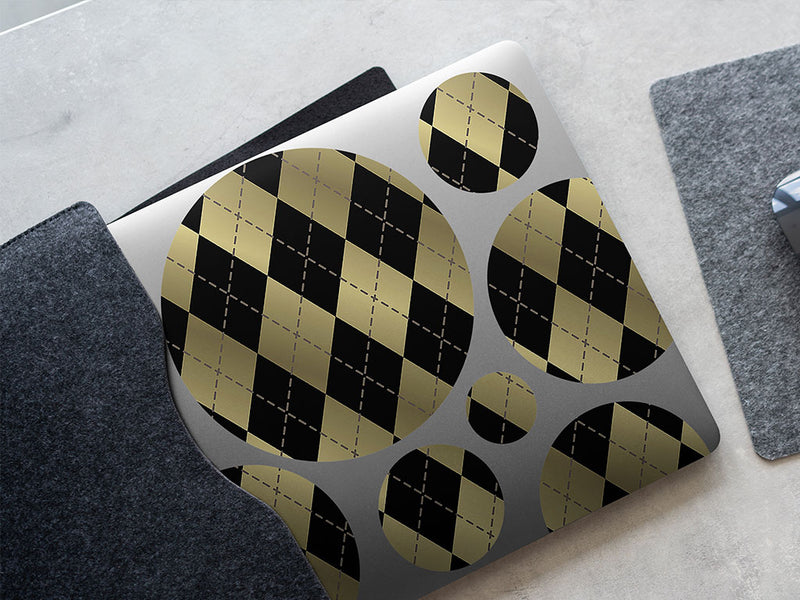 midnight shortbread argyle DIY Laptop Stickers