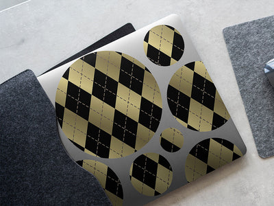 midnight shortbread argyle DIY Laptop Stickers