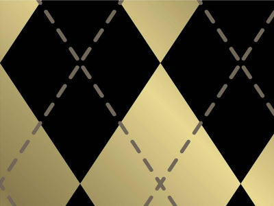 Midnight Shortbread Argyle Vinyl Wrap Pattern~Rwraps Series 914 Digitally Printed Vinyl Wrap~0