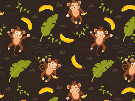 Midnight Snacks Primate Vinyl Wrap Pattern~Rwraps Series 914 Digitally Printed Vinyl Wrap~0