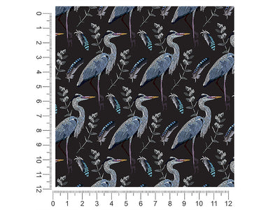 midnight storks bird 1ft x 1ft Craft Sheets