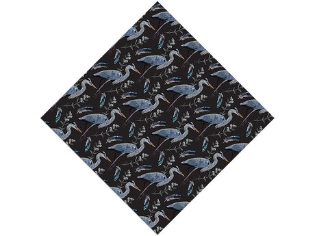 Midnight Storks Birds Vinyl Wrap Pattern