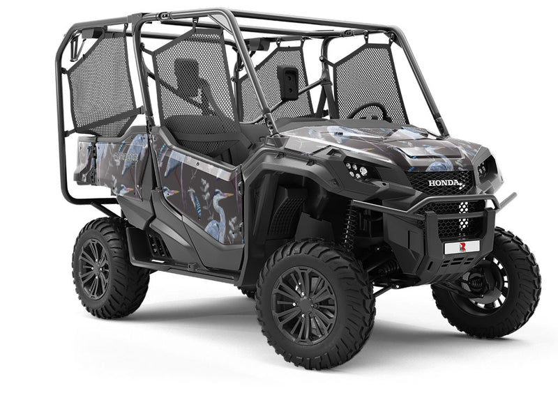 Midnight Storks Birds Utility Vehicle Vinyl Wrap
