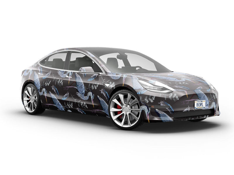 Midnight Storks Birds Vehicle Vinyl Wrap