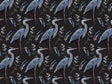 Midnight Storks Birds Vinyl Wrap Pattern~Rwraps Series 914 Digitally Printed Vinyl Wrap~0