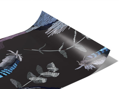 Midnight Storks Birds Vinyl Wraps~Rwraps Series 914 Digitally Printed Vinyl Wrap~0
