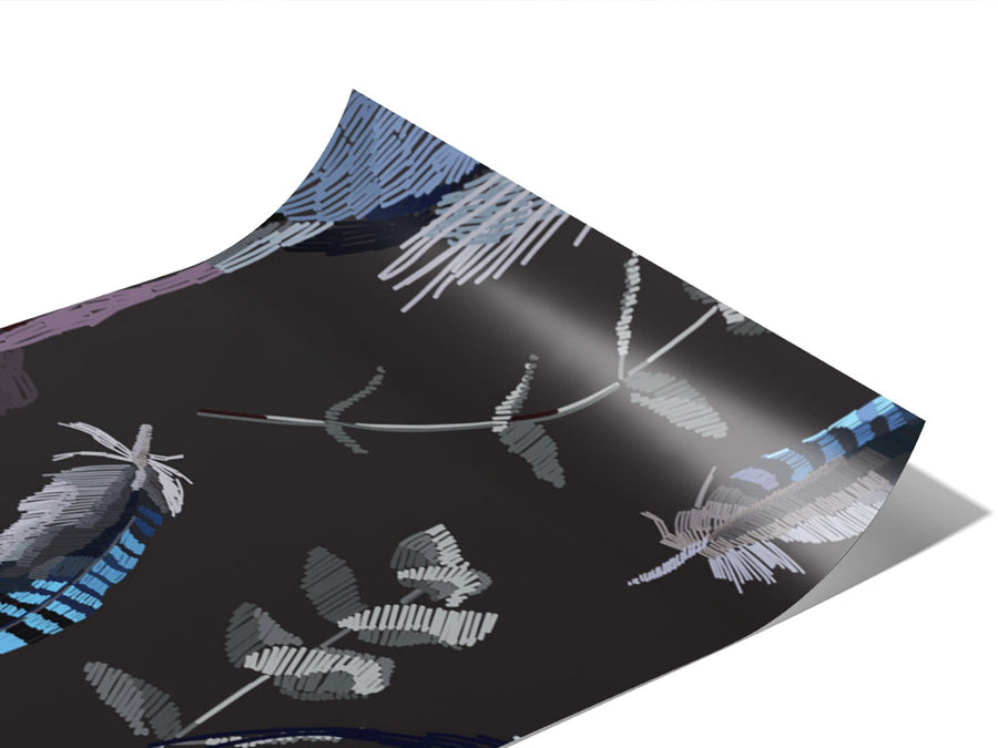 Midnight Storks Birds Vinyl Wraps~Rwraps Series 914 Digitally Printed Vinyl Wrap~0
