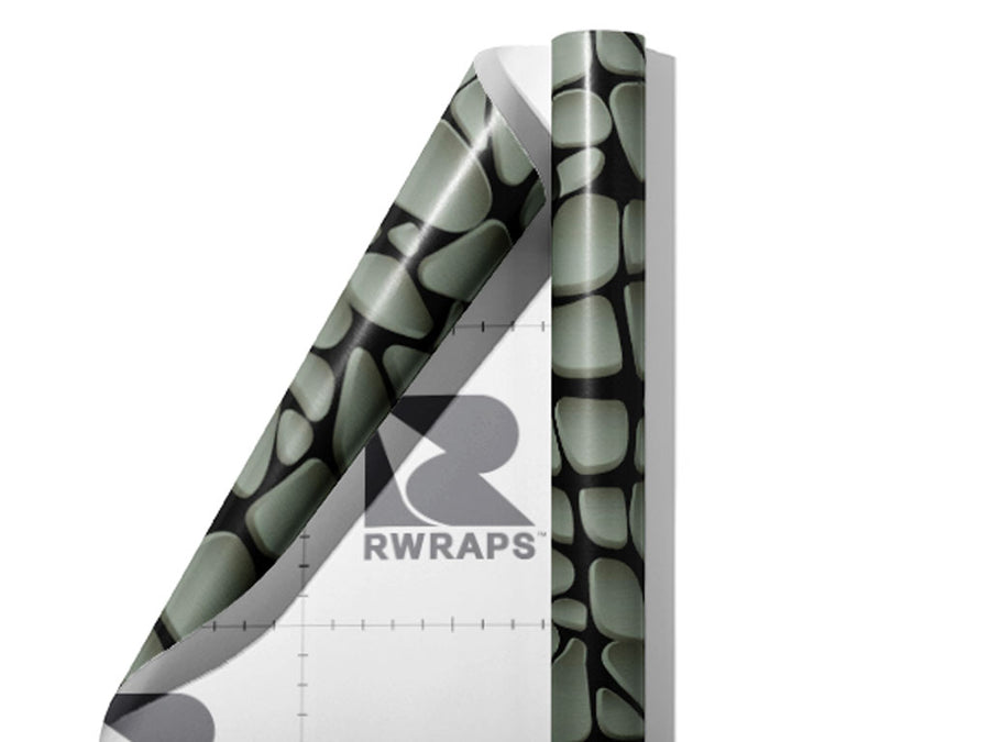 Midnight Street Cobblestone Wrap Film Sheets~Rwraps Series 914 Midnight Street Cobblestone Scrolled Sheet~4