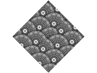 Midnight Sunflowers Mandala Vinyl Wrap Pattern