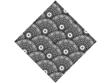 Midnight Sunflowers Mandala Vinyl Wrap Pattern