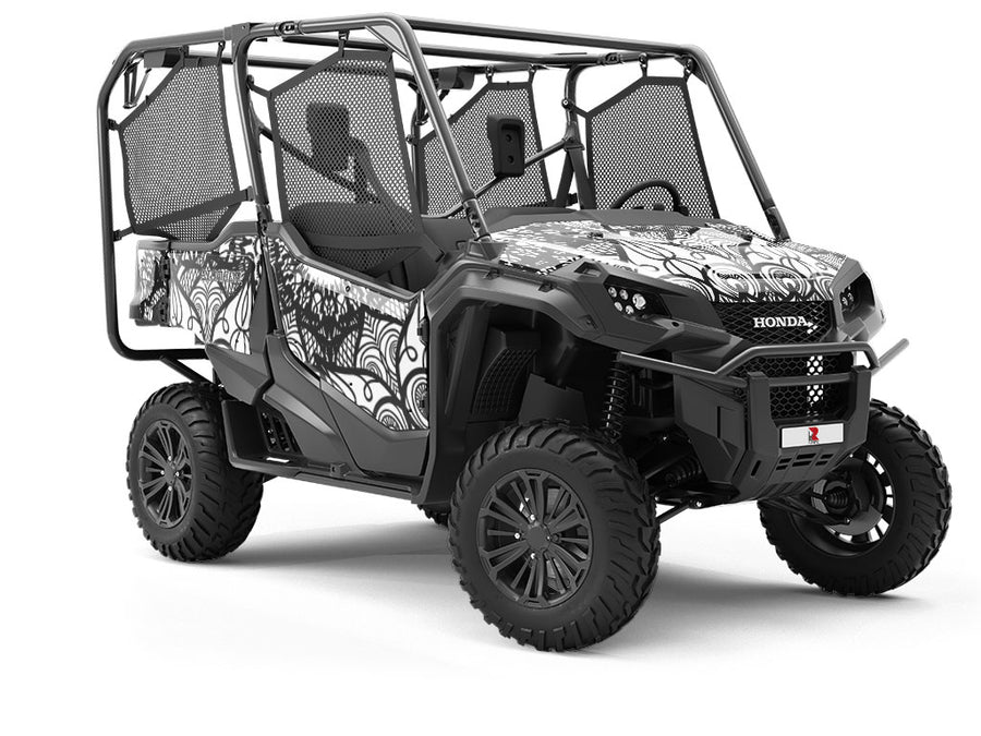 Midnight Sunflowers Mandala Utility Vehicle Vinyl Wrap