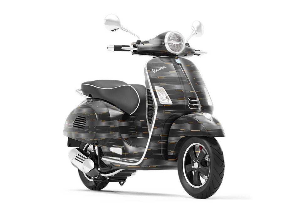 Midnight Sunset  Technology Vespa Scooter Wrap Film