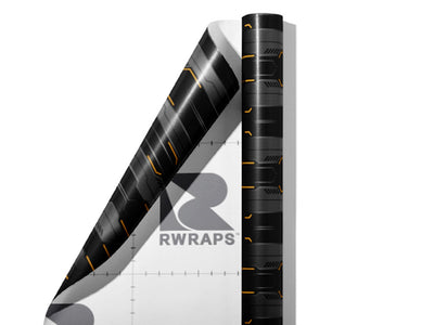 Midnight Sunset  Technology Wrap Film Sheets~Rwraps Series 914 Midnight Sunset  Technology Scrolled Sheet~4