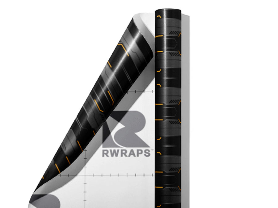 Midnight Sunset  Technology Wrap Film Sheets~Rwraps Series 914 Midnight Sunset  Technology Scrolled Sheet~4