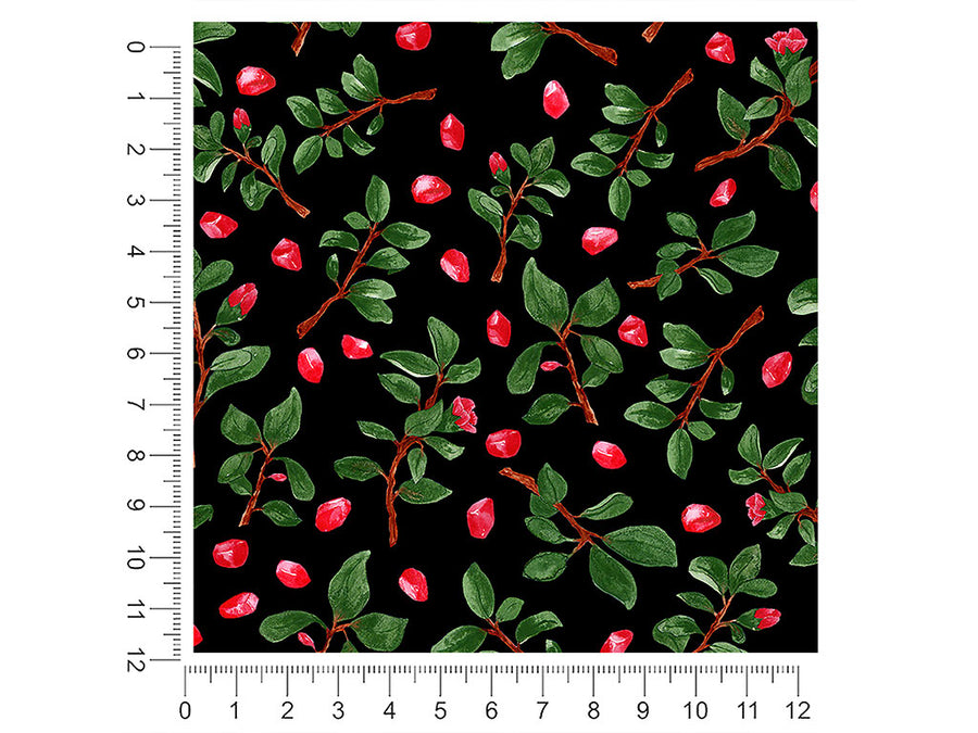 midnight sweetpea floral 1ft x 1ft Craft Sheets