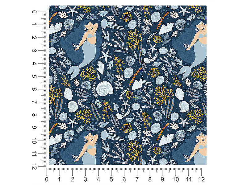 midnight swim fantasy 1ft x 1ft Craft Sheets