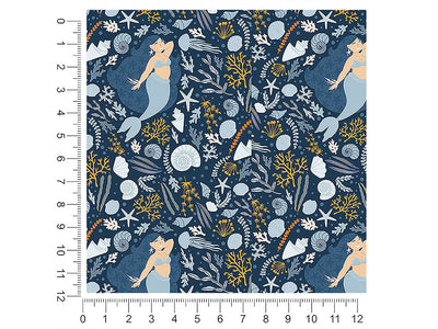 midnight swim fantasy 1ft x 1ft Craft Sheets
