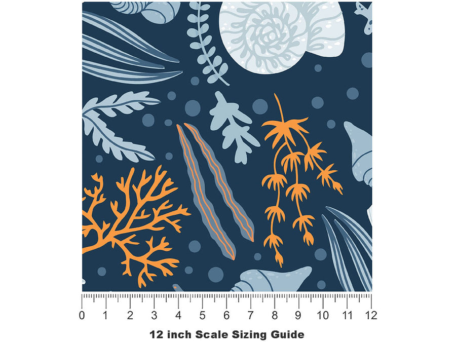 Midnight Swim Fantasy Vinyl Film Pattern Size 12 inch Scale~Rwraps Midnight Swim Fantasy Sizing Chart~2