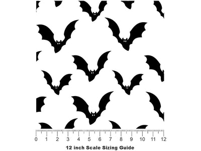Midnight Trickster Animal Vinyl Film Pattern Size 12 inch Scale~Rwraps Midnight Trickster Animal Sizing Chart~2