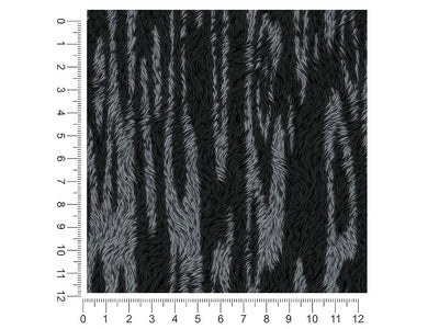 midnight zebra animal print 1ft x 1ft Craft Sheets