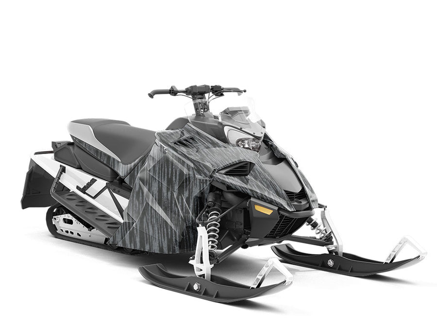 Midnight Zebra Custom Wrapped Snowmobile