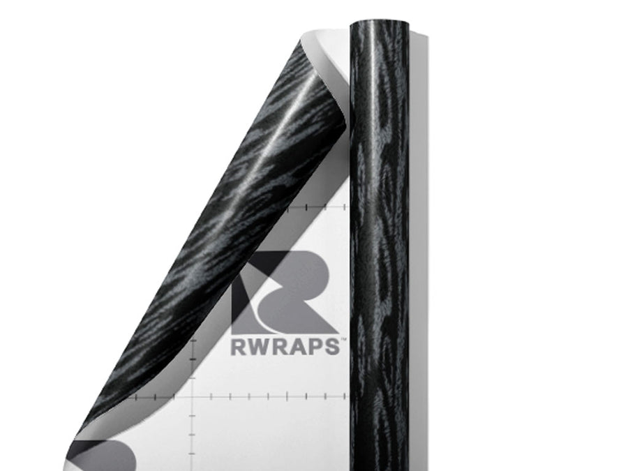 Midnight Zebra Wrap Film Sheets~Rwraps Series 914 Midnight Zebra Scrolled Sheet~5