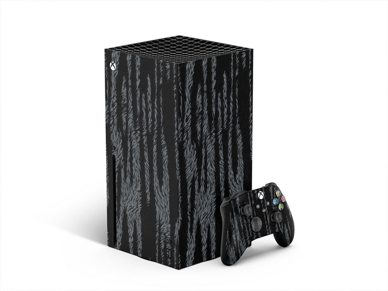 midnight zebra animal print XBOX DIY Decal