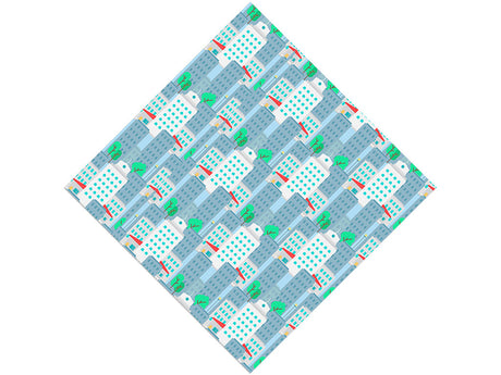 Midtown West Cityscape Vinyl Wrap Pattern