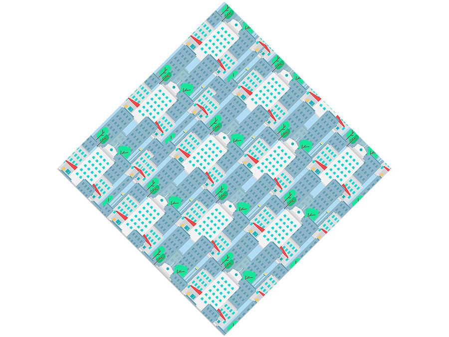 Midtown West Cityscape Vinyl Wrap Pattern