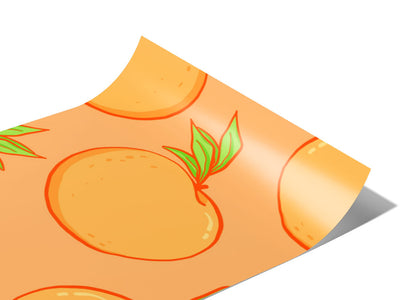 Mighty Mandarin Fruit Vinyl Wraps~Rwraps Series 914 Digitally Printed Vinyl Wrap~0