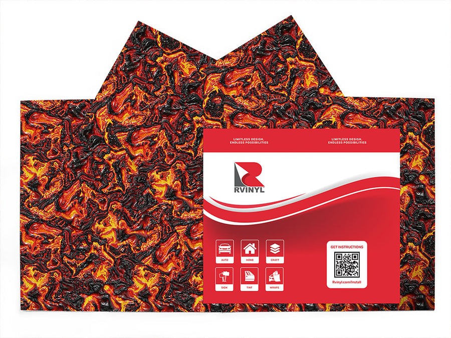 mighty passion lava Craft Vinyl Sheet Pack
