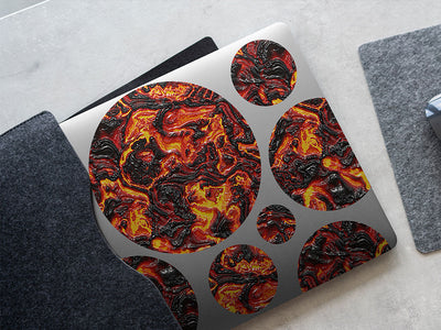 mighty passion lava DIY Laptop Stickers